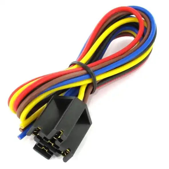 Relaisfassung mit Kabel fuer KFZ Relais Preisknaller