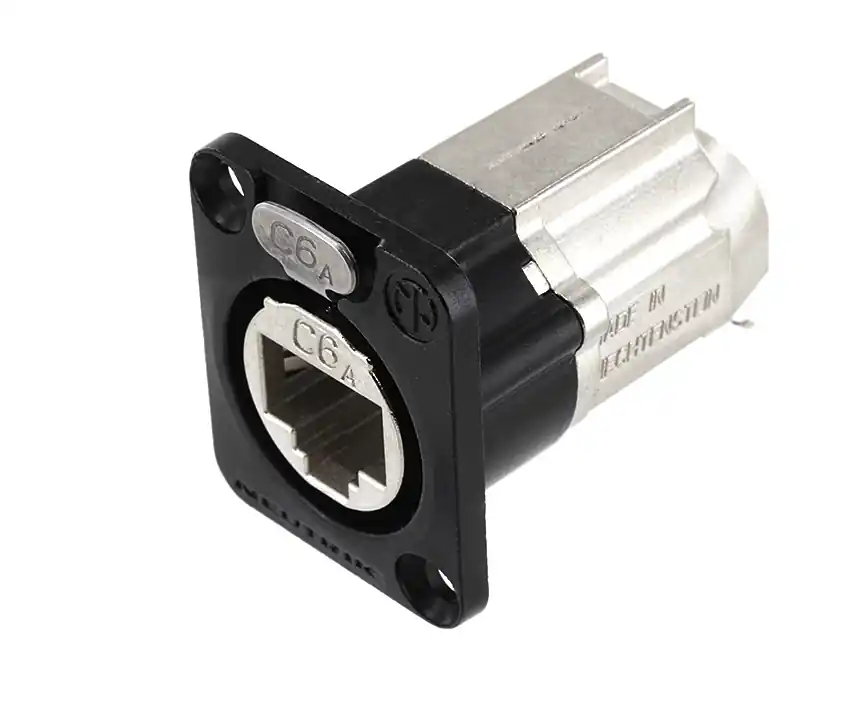 Bestpreis RJ45 LAN Dose D-Type CAT6a für den Rack Paneleinbau