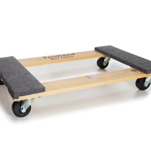 Rollenbrett 76x46cm bis 400Kg mit 4 Lenkrollen aus Pappel mit Filzkratzschutz Versand Am Gleichen Tag