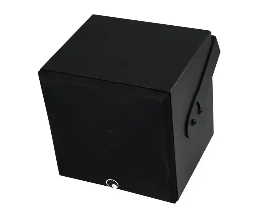 Satellitenlautsprecher 80W 16ohm Schwarz 25x25cm Wandlautsprechr mit Schwenkbügel Billig