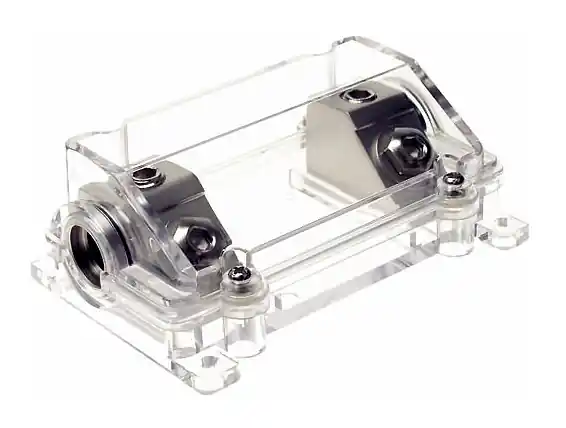 Nur Für Kurze Zeit Sicherungshalter für ANL Sicherungen Silberfarben 30-300A Peak 600A ANÖ + STS Hochstrom tauglich