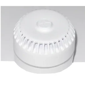 Original Sirene 12V oder 24V mit 32 wählbaren Tönen Weiss Signalgeber Alarmgeber 93x63mm