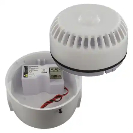 Sirene 230V oder 24V mit 32 wählbaren Tönen BASE-RORD-WS Signalgeber Alarmgeber Nur Heute