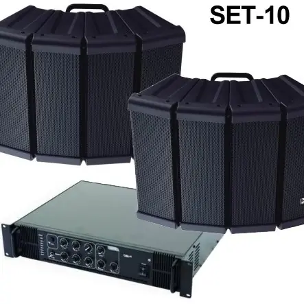 Sportplatz Lautsprecheranlage Set-10 (3-teilig) Knallerangebot