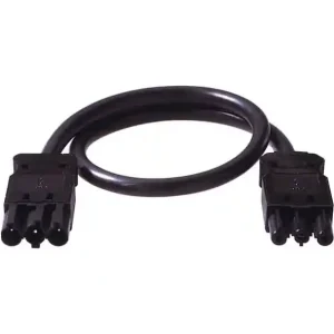 Stromzuführung 0,3m 230V GST18 Adapter Stecker auf Buchse Billig