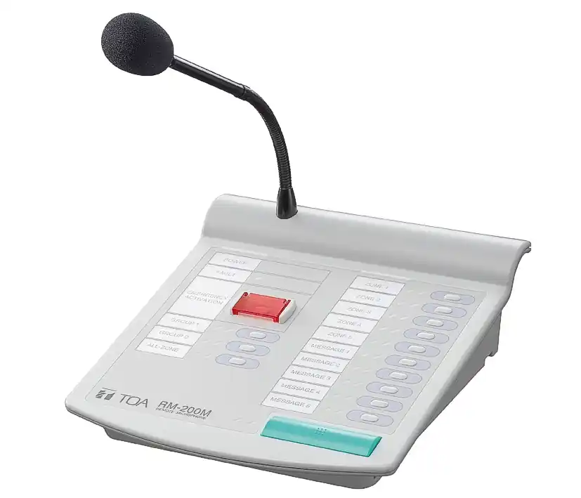 Tischmikrofon RM-200M fuer ELA-Zentrale VM-2000 VM-3000 Serie Sprechstelle Kostenfreie Lieferung