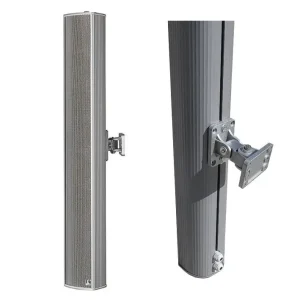 Highlight Tonsäule 70cm 50W ELA 100V TS-C-30/700T ALU Silbergrau EN54