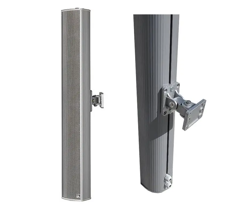 Highlight Tonsäule 70cm 50W ELA 100V TS-C-30/700T ALU Silbergrau EN54