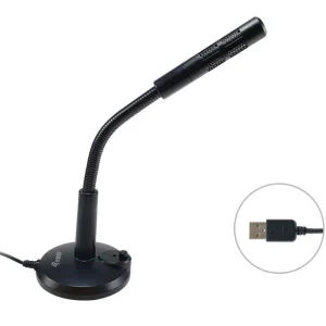 USB Mikrofon Tischmikrofon für Notebook Laptop Computer PC Schnäppchen