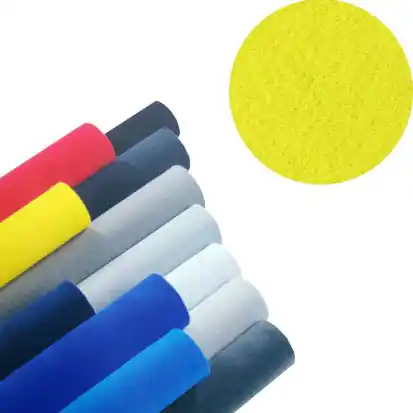 Sonderaktion Velour Bezugsstoff 140x75cm Gelb