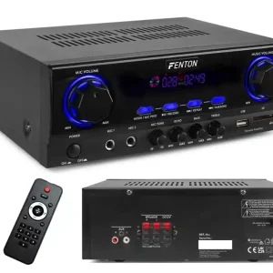 Verstärker 400W Mini-Verstärker 2x200W 2Kanal Stereo mit Bluetooth USB SD-Player und FB Direkt Vom Hersteller