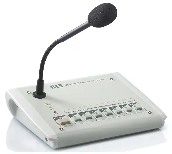 VLM106WO = 6-Zonen Mikrofon Sprechstelle ohne Steuerplatine RJ45 Busmikrofon Neu