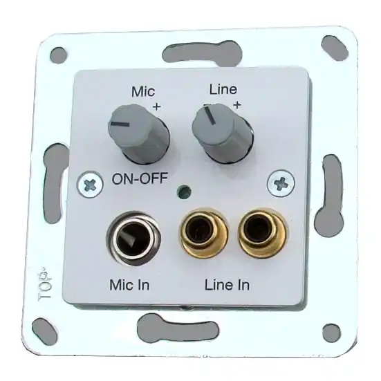 Vorverstärker UP Unterputz Mixer Mischpult ohne Aussenrahmen Letzte Chance