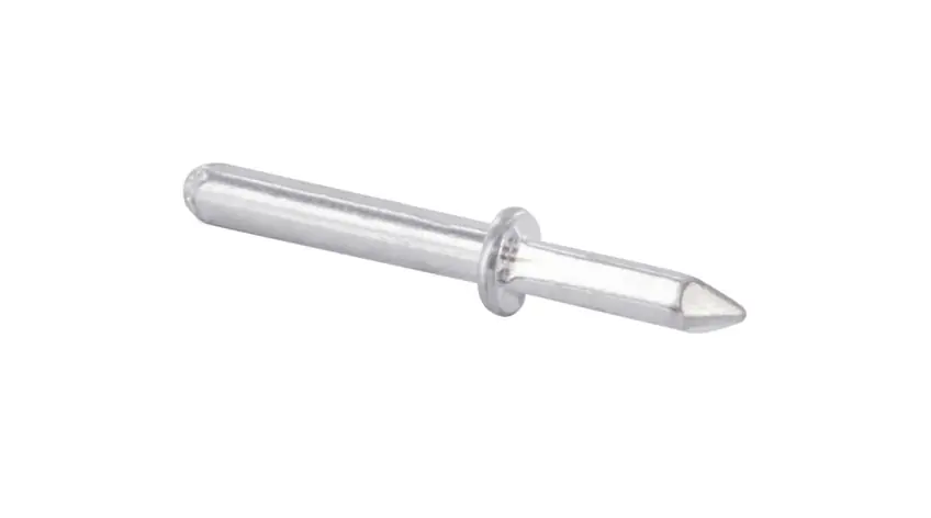 Schnäppchen 1,3mm Lötstift Lötnägel versilbert -- 100-er Pack --