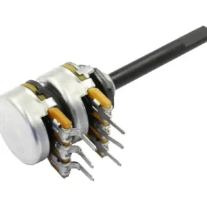 100Kohm Poti Stereo 100K LIN 4mm Kunststoffachse Super-Preis