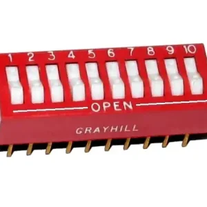 Kracherpreis 10pol DIP Schalter RM 2,54mm Höhe 6,9mm Grayhill