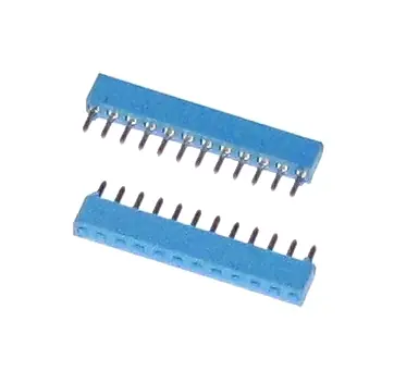 12pol Buchsenleiste SIL Fassung Standard 12pol 1-reihig RM 2,54mm Hochwertig