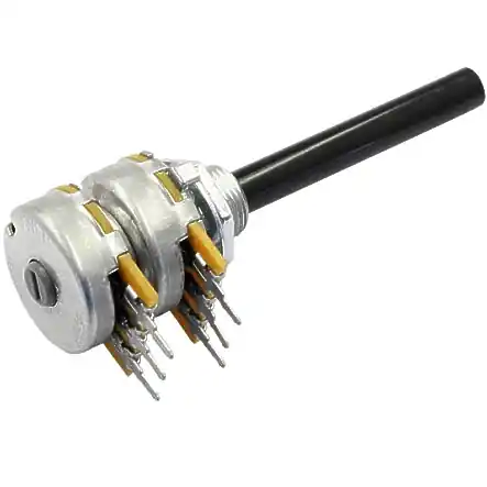 Gratis Versand 1Mohm Poti Stereo 1M LIN 4mm Kunststoffachse