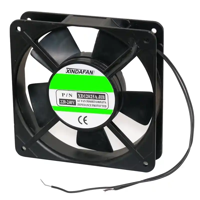 Rabatt 230V Lüfter 120x120x26mm 18W ALU-Druckguss 61cfm Kabel