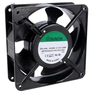 230V Lüfter 120x120x38mm 22W ALU-Druckguss 161cbm-h Kabel Highlight