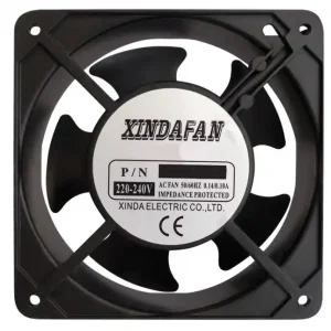 Nur Heute 230V Lüfter 120x120x38mm 22W ALU-Druckguss 90cbm-h