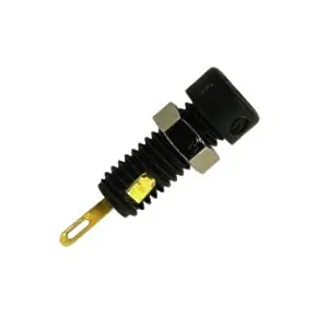 2mm Bananenbuchse --Schwarz-- Einbaubuchse Lötversion Günstig