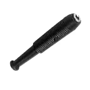 Weltweiter Versand 2mm Bananenkupplung --Schwarz-- Lötversion