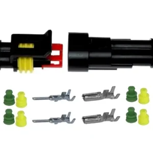 2pol KFZ Stecker SET IP67 Automotive Stecker-Kupplung Markenprodukt