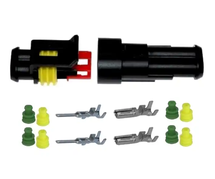 2pol KFZ Stecker SET IP67 Automotive Stecker-Kupplung Markenprodukt