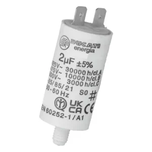 Top-Seller 2uF Motorkondensator MKP 2uF 475V 25x50mm 6,3mm Steckkontakte 2uF 220V
