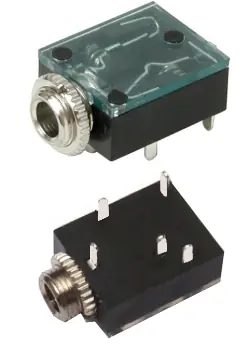 3,5mm Klinkenbuchse Printmontage Stereo mit 2xSchalter AUS Preiswert