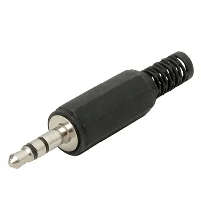 Neue Ware 3,5mm Klinkenstecker Stereo Kunststoff mit Knickschutz