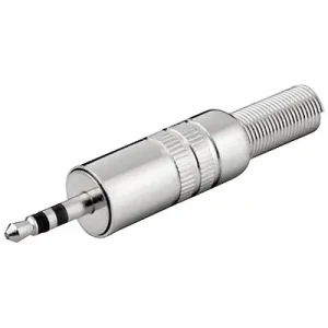 3,5mm Klinkenstecker Stereo Metall mit Knickschutz Ausverkauf