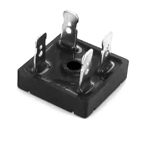 35A Gleichrichter bis 140V KBPC3502 Metallbrücke Flachstecker Gratis Versand