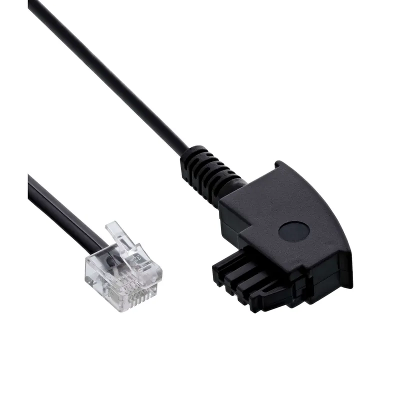 3m DSL Kabel DEC Stecker mit TAE-F Stecker für NTDA DSL usw DEC-Stecker mit versetzter Nase Geprüft