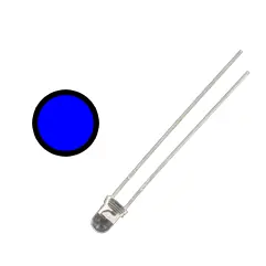 3mm LED Blau 3500mcd Superhell 35 Grad Kracherpreis
