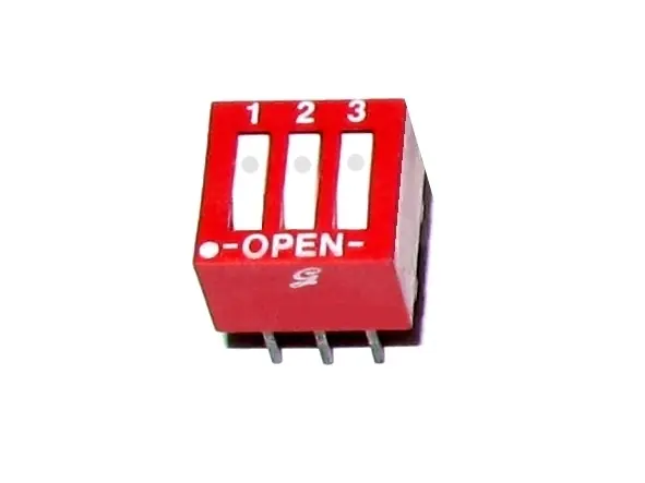 Heute Kaufen 3pol DIP Schalter RM 2,54mm Höhe 6,5mm
