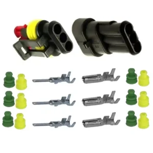 Billig 3pol KFZ Stecker SET IP67 Automotive Stecker-Kupplung