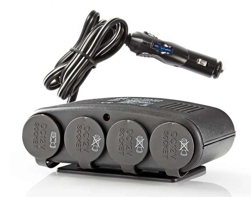 4-fach 12V KFZ-Verteiler mit USB - KFZ-Mehrfach-Verteiler Online Kaufen