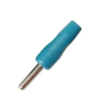 4mm Bananenstecker Hartplastik Blau Abverkauf
