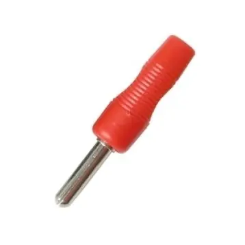 Abverkauf 4mm Bananenstecker Hartplastik Rot