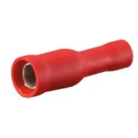 4mm Rundhülse ROT vollisoliert Weltweiter Versand