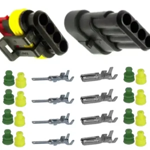 Super-Preis 4pol KFZ Stecker SET IP67 Automotive Stecker-Kupplung