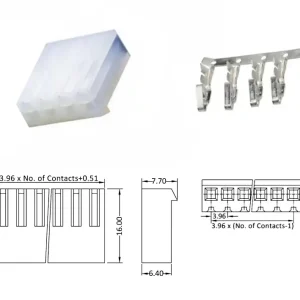 4pol Platinenstecker 1-reihig RM3,96 für OpenFrame Netzteile und Platinen Meistverkauft