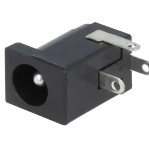 5,5x2,5mm Hohlstecker Buchse Netzteilbuchse für Platine Kunststoff Aktuell