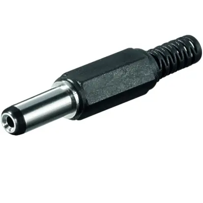 Top-Preis 5,5x2,5mm Hohlstecker Schaft 14mm mit Knickschutz