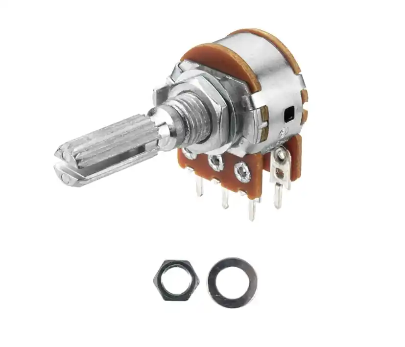 50Kohm LOG Japanpoti Stereo 47K 6mm Achse Achslänge 19mm Markenprodukt