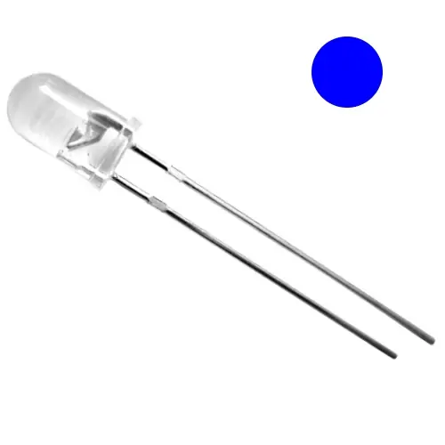 Top-Preis 5mm LED Blau 6000mcd 15grad 3,6V 50mA