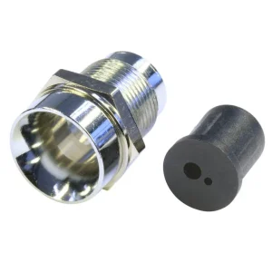 5mm LED Fassung Metall Chrom Innenreflektor M8 Versand Am Gleichen Tag