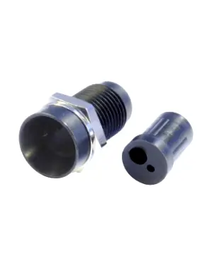 5mm LED Fassung Metall Schwarz Innenreflektor M8 Im Trend